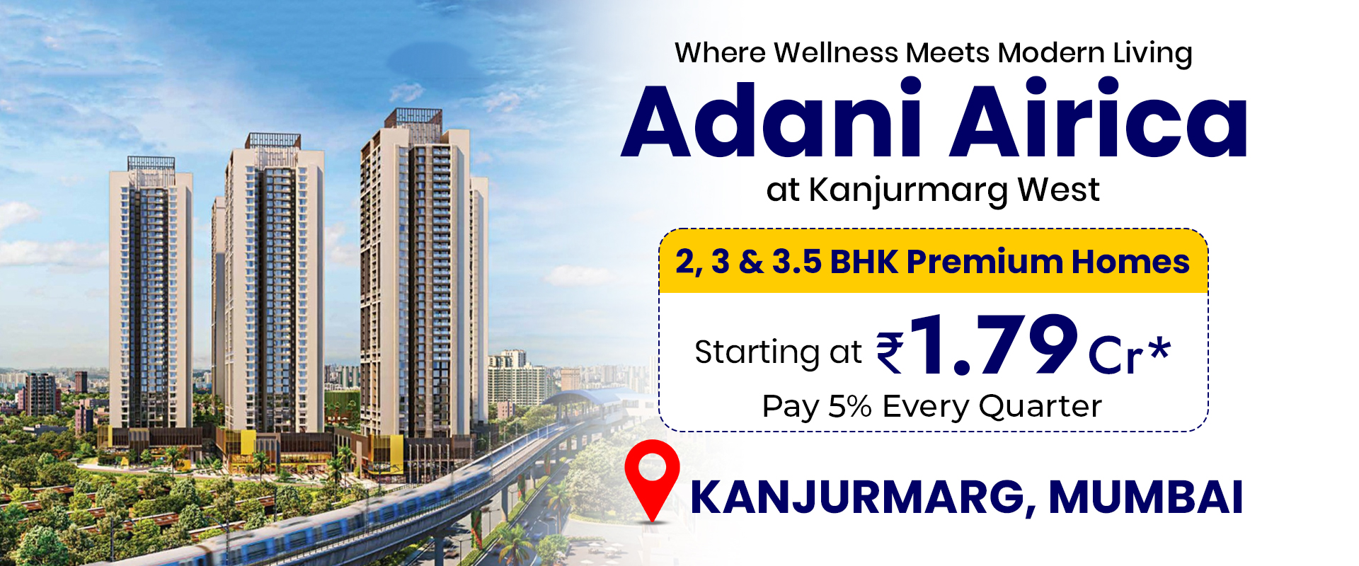 Adani Airica Full Banner